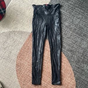 Spanx faux leather leggings